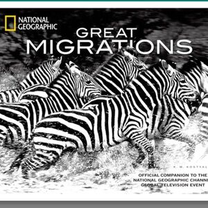 National Geographic Great Migrations with Black and White Zebras